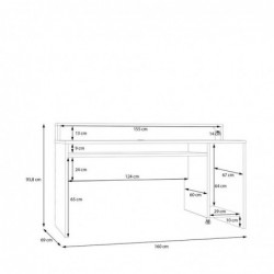 Biurko AYO TZRB235RB3-Z13M Forte