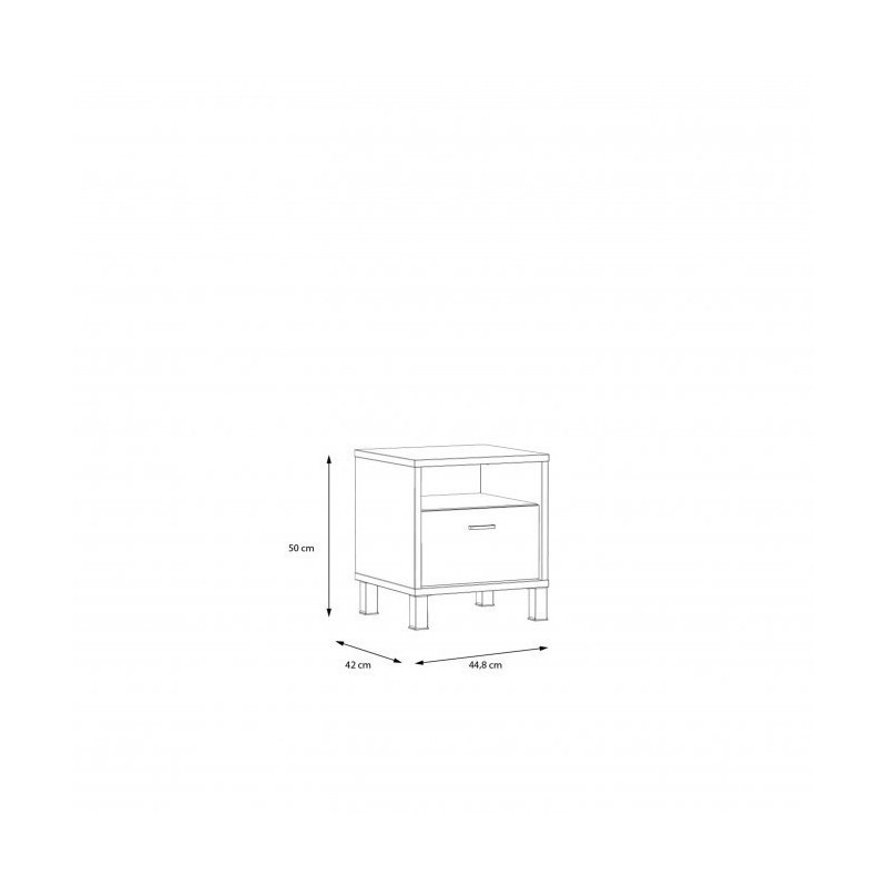 Szafki nocne HAYATO HYTK011-M215 Forte