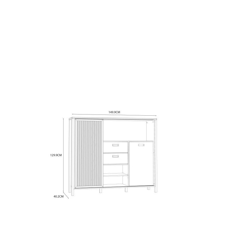 Szafka JYTANA JTNR332L-M635 Forte