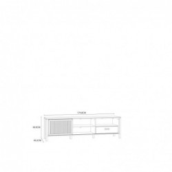 Szafka RTV JYTANA JTNT133L-M635 Forte