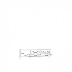 Szafka RTV JYTANA JTNT133L-M635 Forte