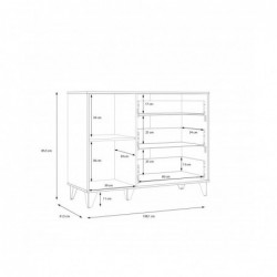 Komoda LYA LYAK221-M688 Forte