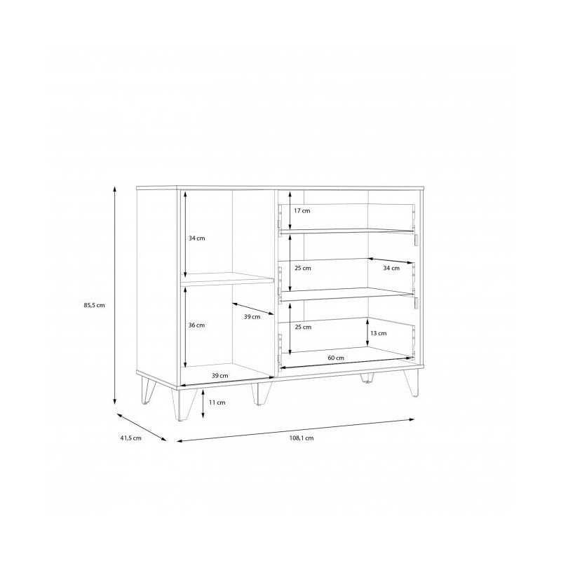 Komoda LYA LYAK221-M688 Forte