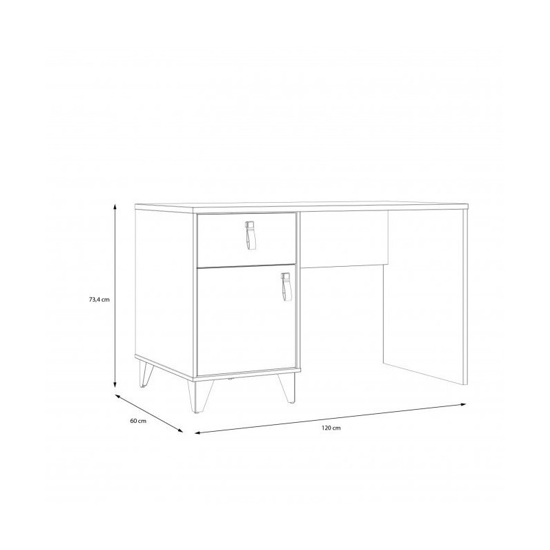 Biurko LYA LYAB211-M687 Forte