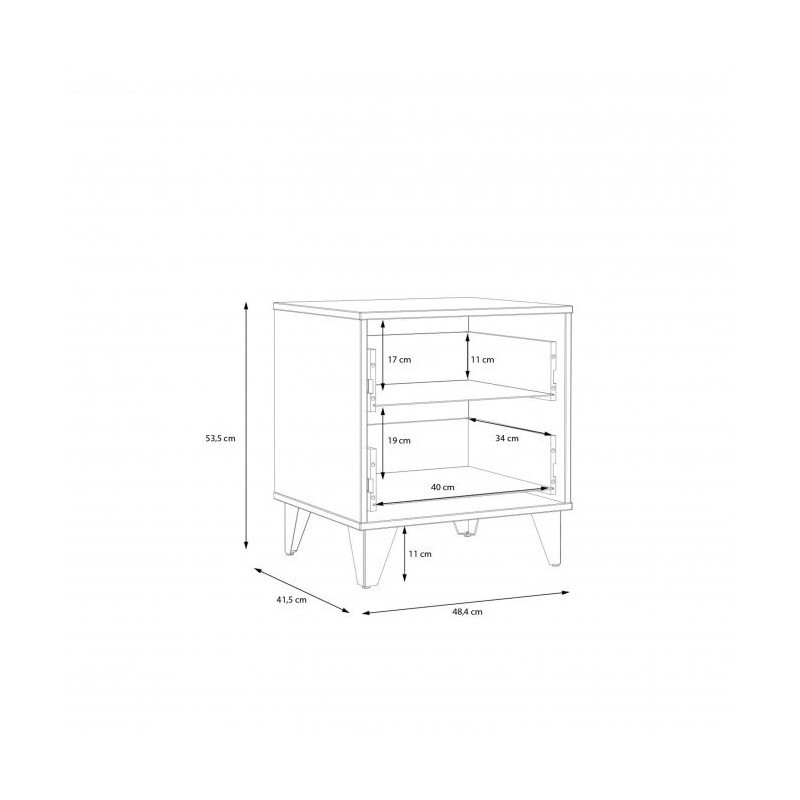 Szafka nocna LYA LYAK011-M686 Forte