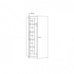 Szafa ubraniowa CADIXO CDXS91-D78 Forte