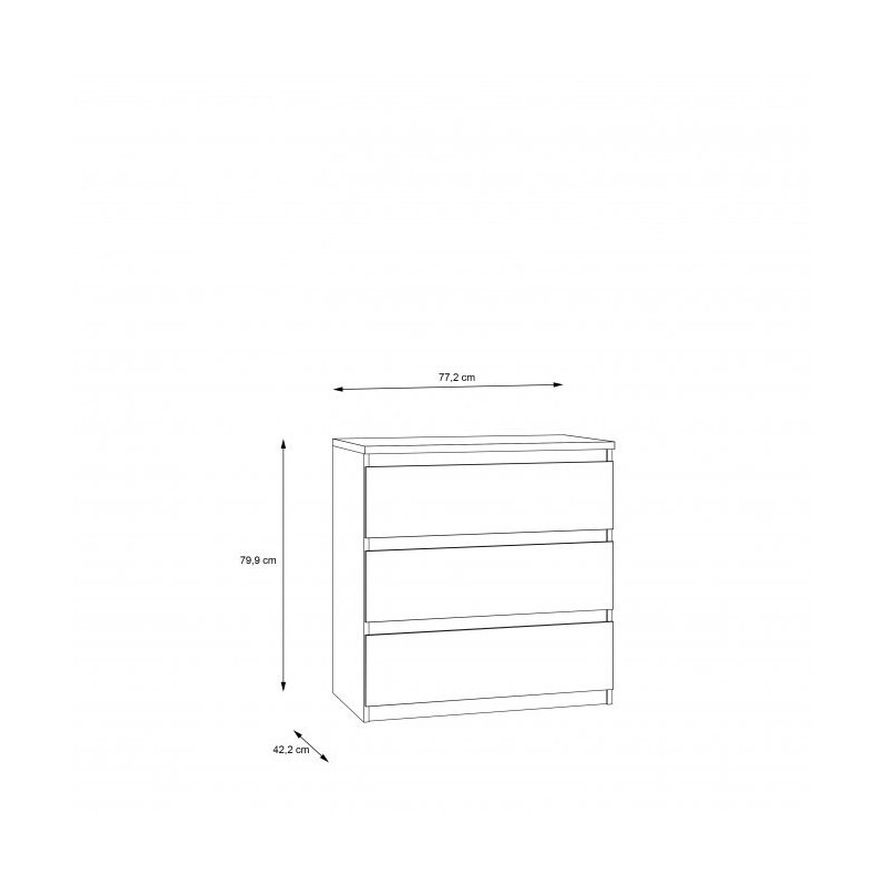 Komoda CHELSEA CHLK23-D78 Forte