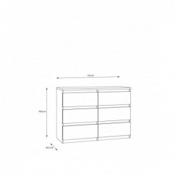 Komoda CHELSEA CHLK24-D78 Forte