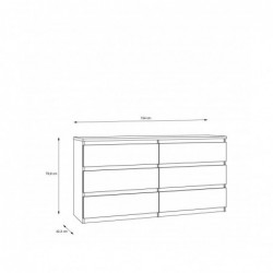 Komoda CHELSEA CHLK26-D78 Forte