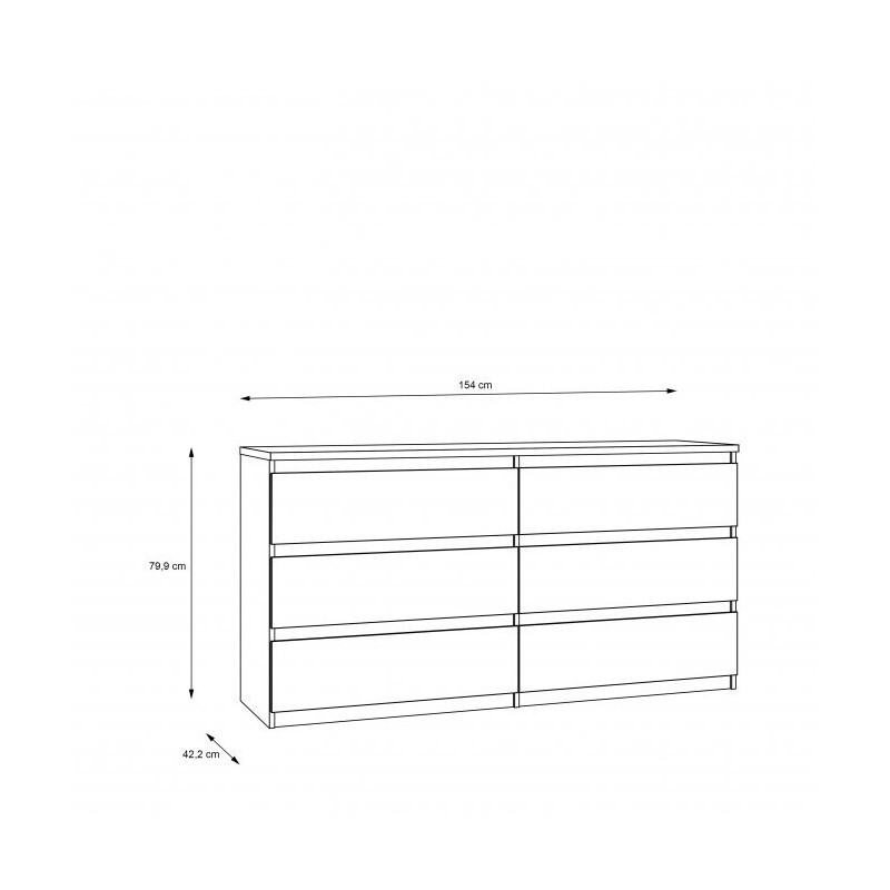 Komoda CHELSEA CHLK26-D78 Forte