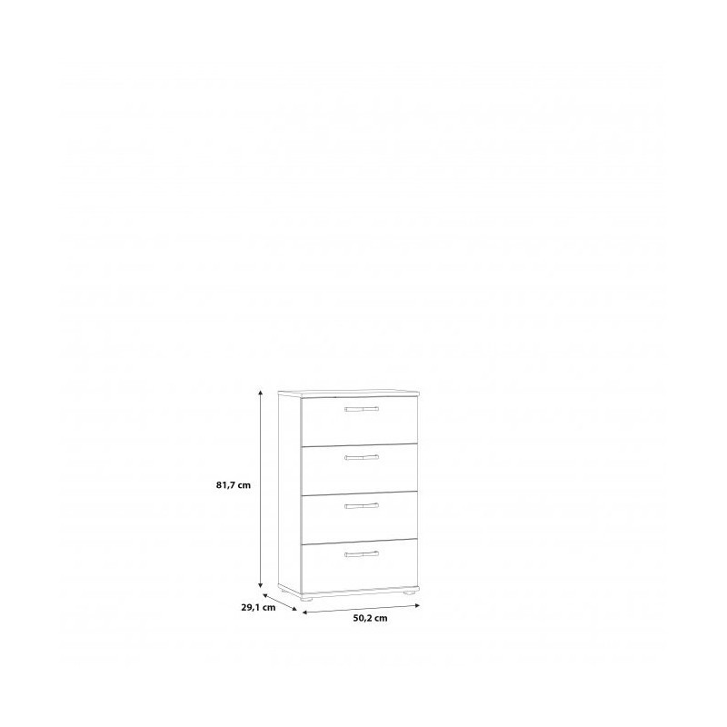 Komoda NIKO CPLK14N-D78 Forte