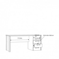 Biurko CLIF CLFB212R-C546 Forte