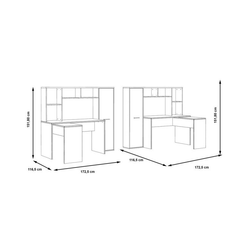 Biurko NET106 ERBB541-C979 Forte