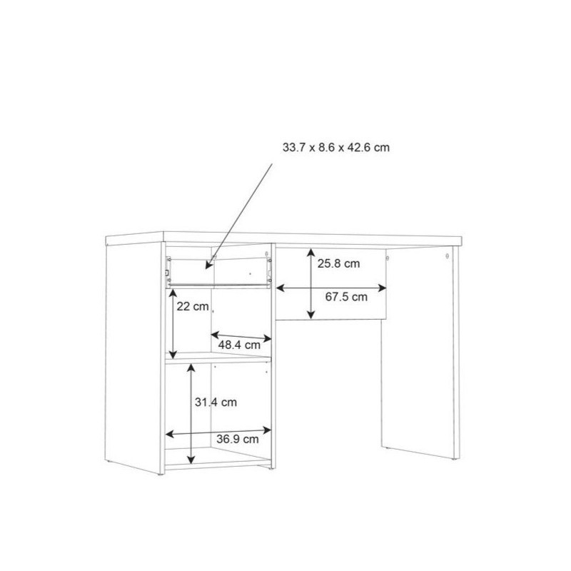 Biurko NET106 TOKB211-D48 Forte