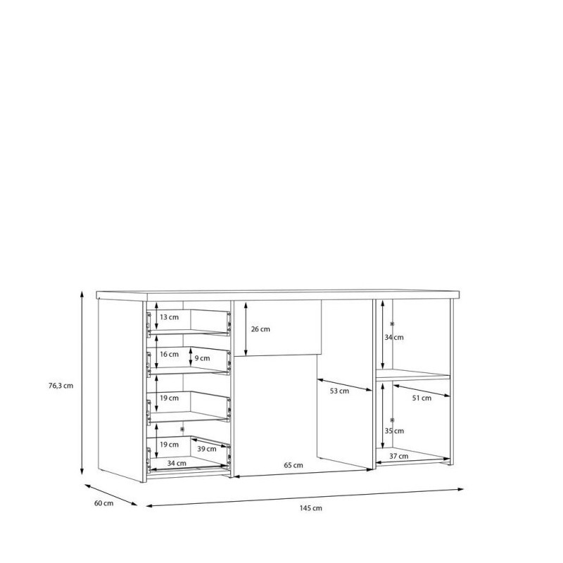 Biurko NET106 MT926-Q36 Forte