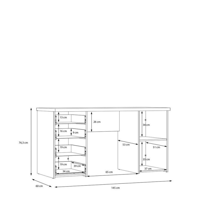 Biurko NET106 MT926-Z12M Forte