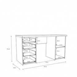 Biurko NET106 MT926-M564 Forte