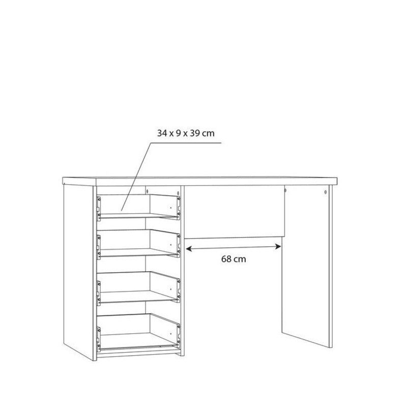 Biurko NET106 MT935-D41 Forte