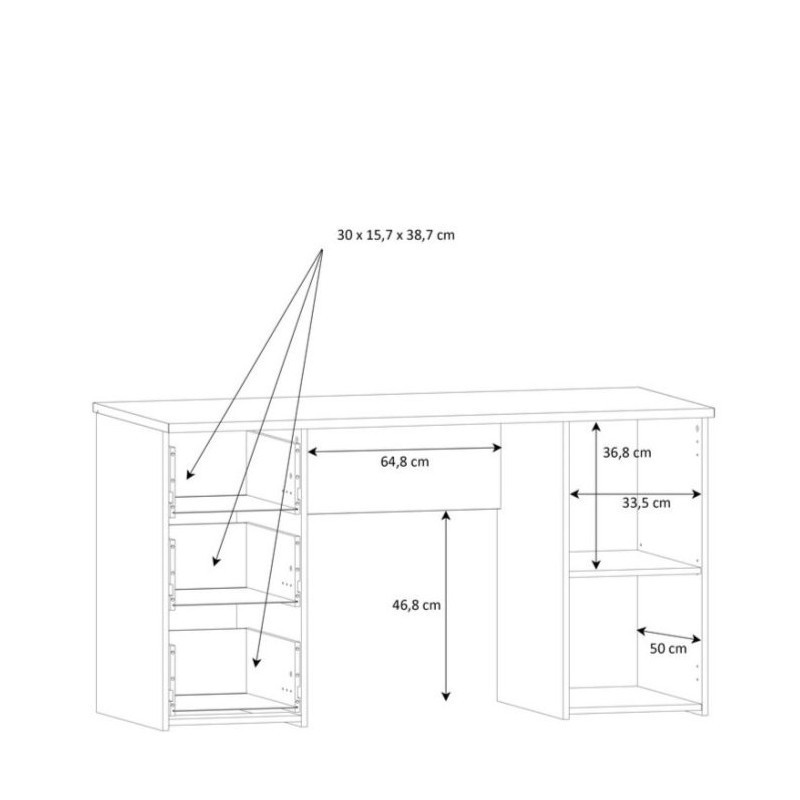 Biurko NET106 MT311-Q36 Forte