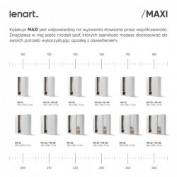 MAXI MX-12 - 2x półka do MX-02 - biały Lenart