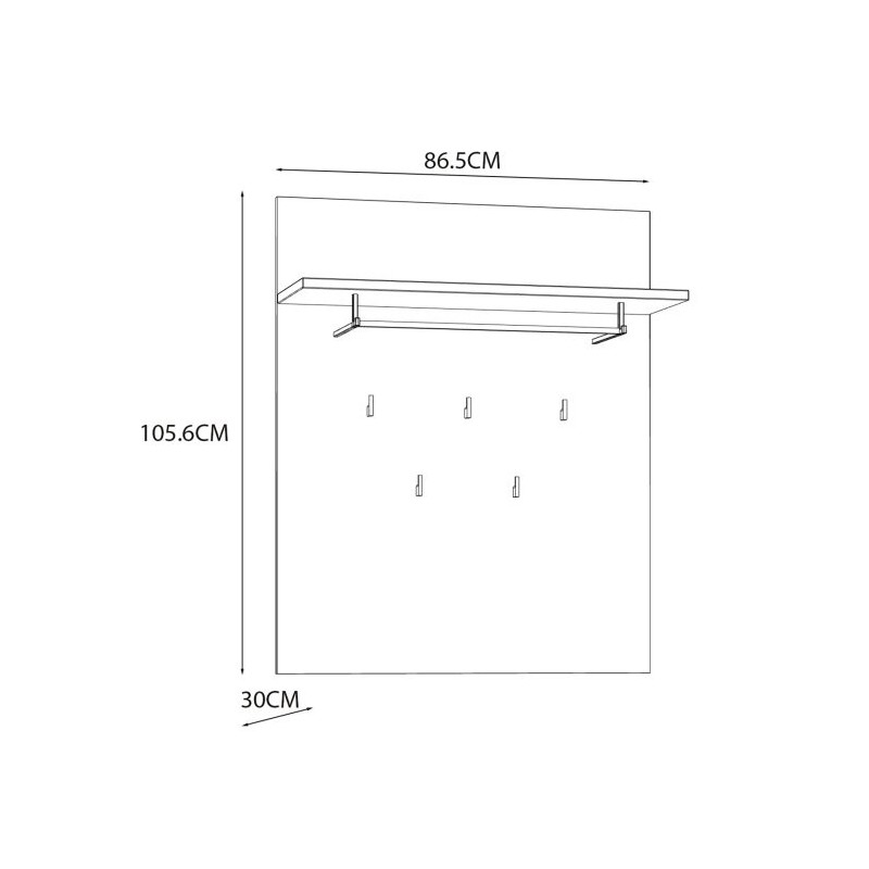 Panel wiszący CHISBURY  BHLD202-M482 Forte