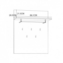 Panel wiszący CHISBURY  BHLD202-M482 Forte