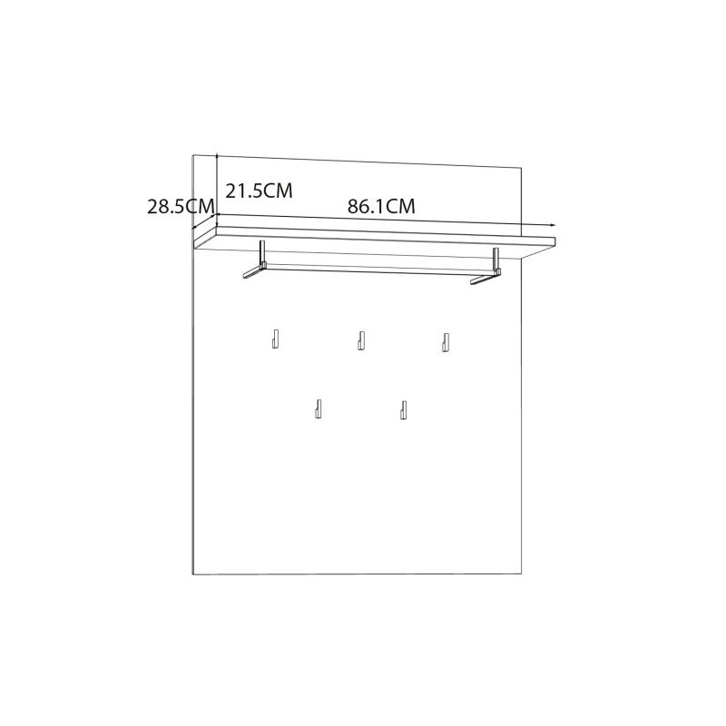 Panel wiszący CHISBURY  BHLD202-M482 Forte