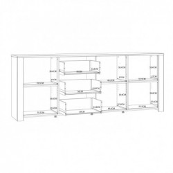 Komoda P CHISBURY  BHLK241R-M482 Forte