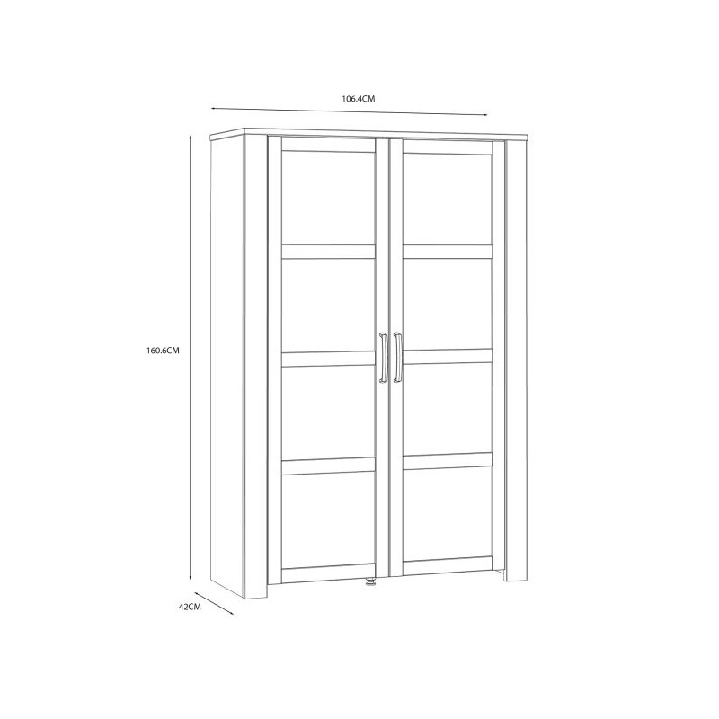 Witryna CHISBURY  BHLV621-M482 Forte