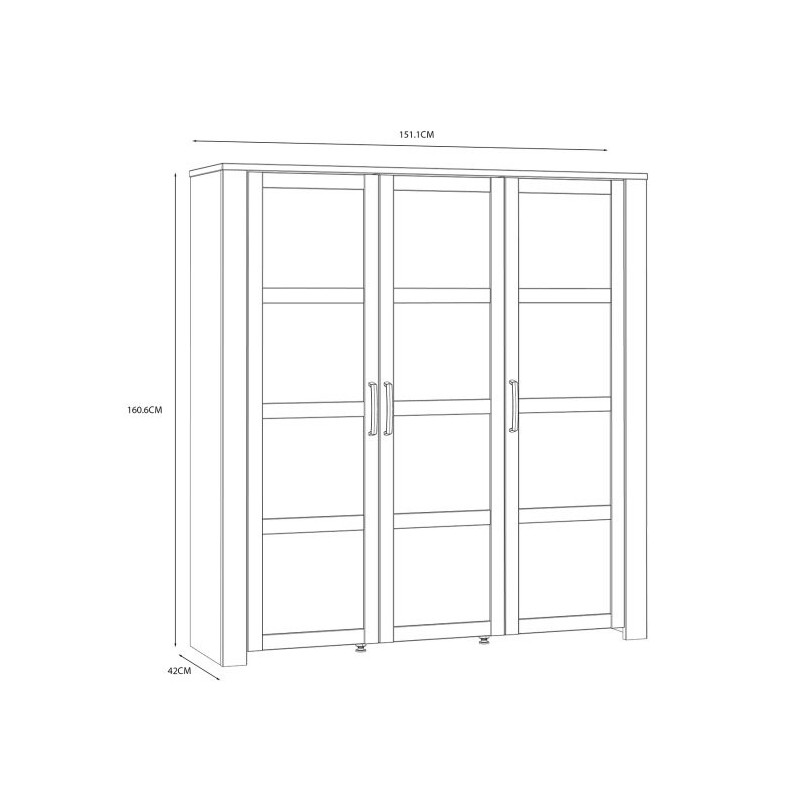 Witryna CHISBURY  BHLV631-M482 Forte