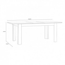 Stół rozkładany CHISBURY  XELT161-M482 Forte
