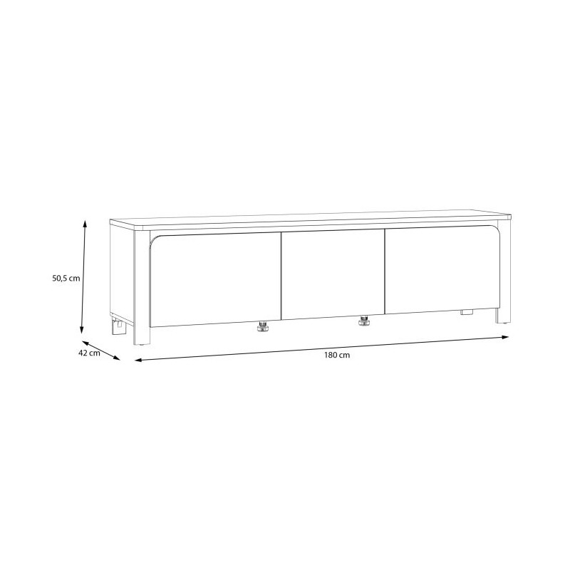 Szafka RTV SELFOSS  SFXT132-M965 Forte