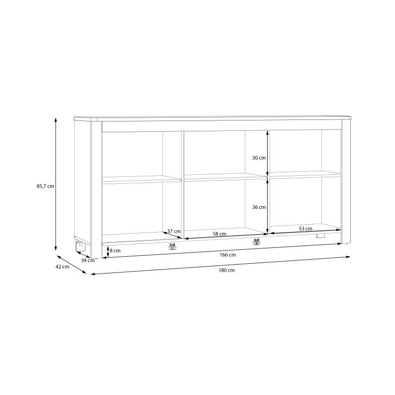 Komoda SELFOSS  SFXK232-M965 Forte