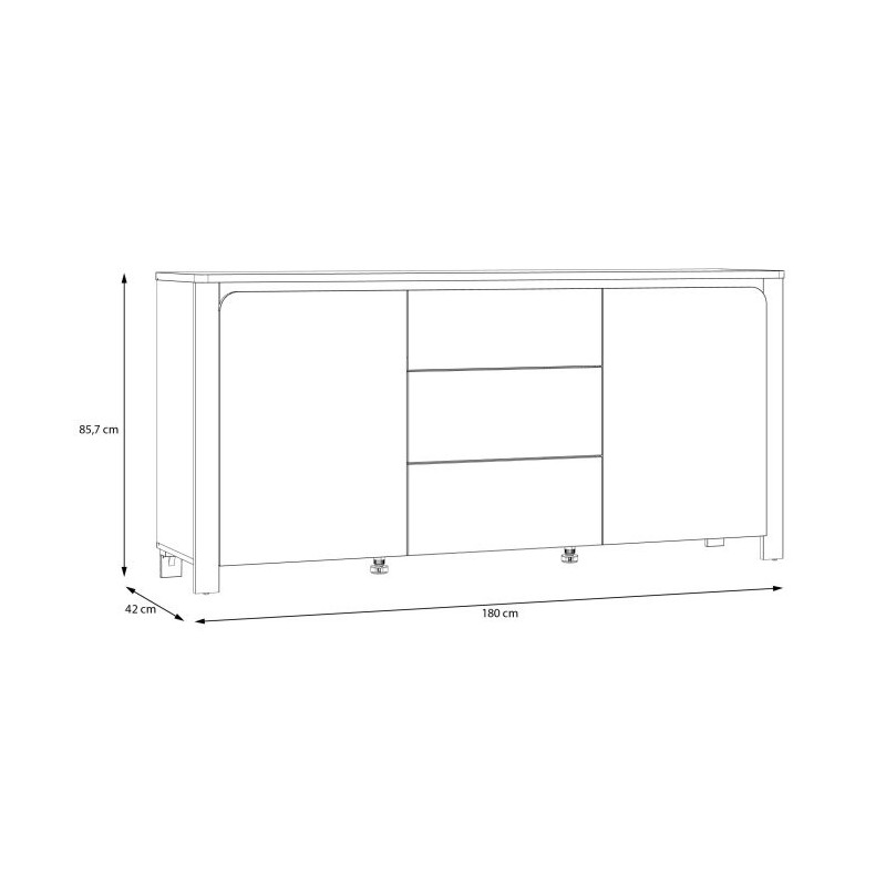 Komoda SELFOSS  SFXK233-M965 Forte