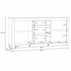 Komoda SELFOSS  SFXK233-M965 Forte