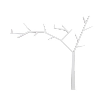 PÓŁKA POPRAD (lewa) 220X255X15 BIAŁY WOSK