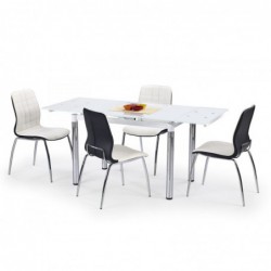 Stół rozkładany L31 biały/chrom Halmar