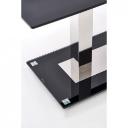 Stół WALTER 2 czarny/metal Halmar