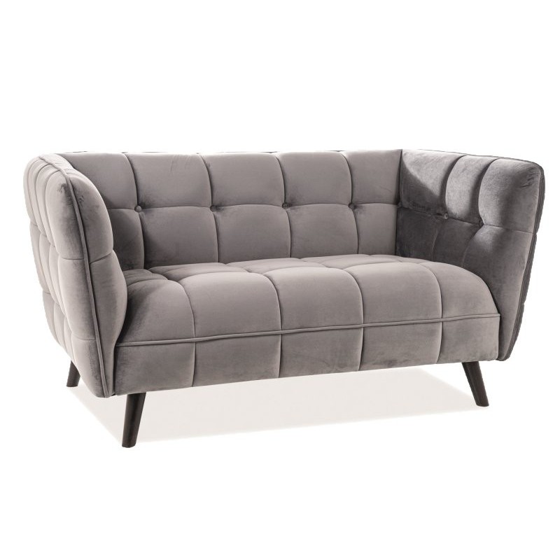 Sofa Castello 3 Velvet Beżowy Bluvel 28 / Wenge