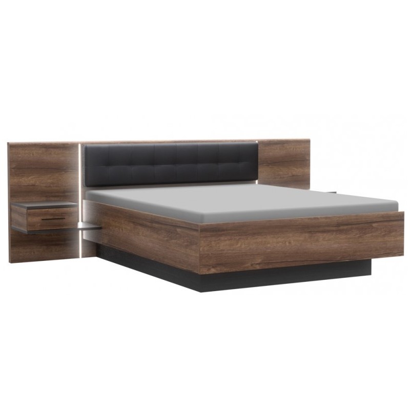 Łóżko + szafki nocne 180x200 Bellevue BLQL181 Forte