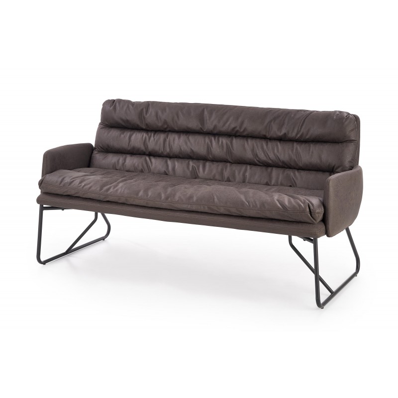FASSI XL sofa, stelaż - czarny, tapicerka - ciemny popiel FASSI XL sofa, stelaż - czarny, tapicerka - ciemny popiel