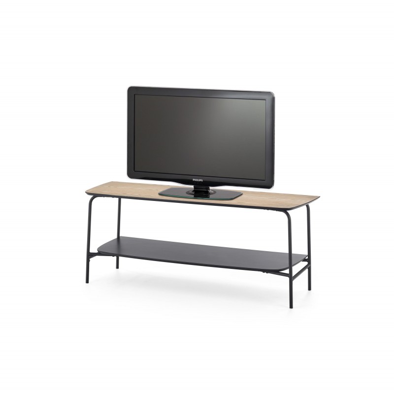 GENUA RTV1 stolik RTV czarny / naturalny GENUA RTV1 stolik RTV czarny / naturalny