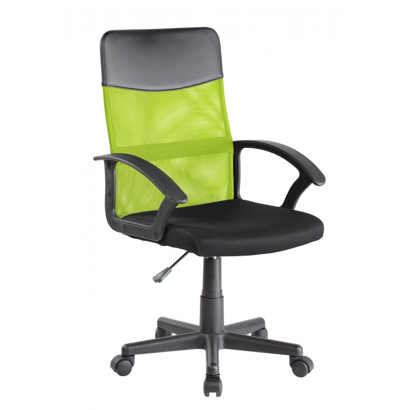 Krzesło obrotowe zielono/czarne QZY-68