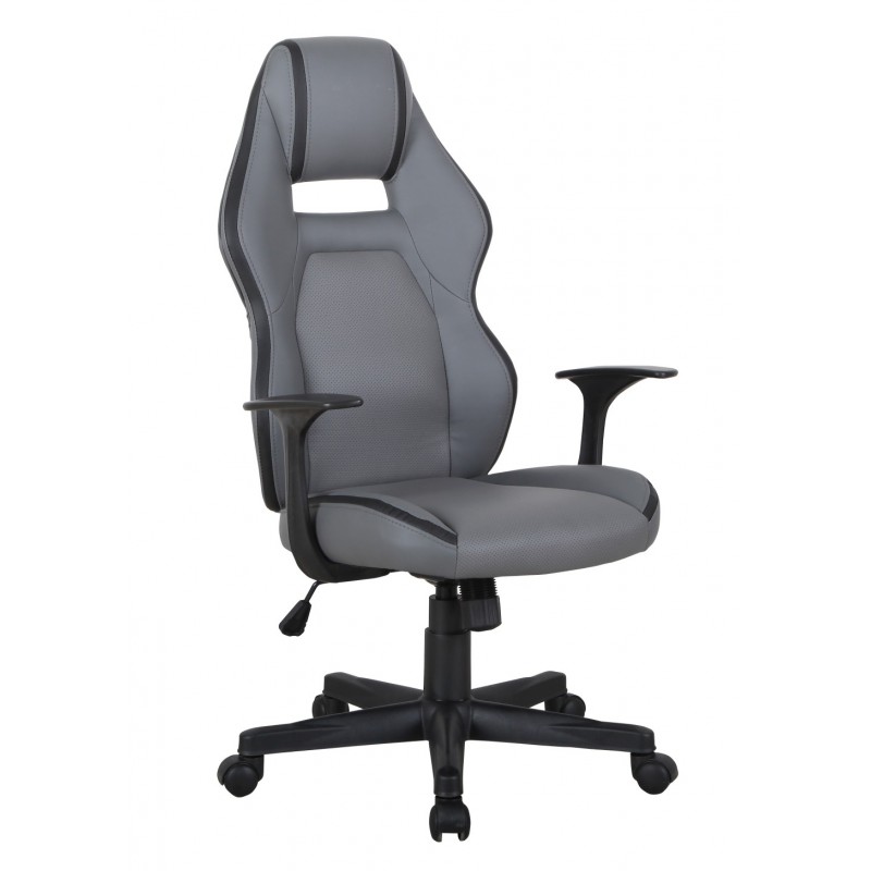 Fotel biurowy szary CX-1163M