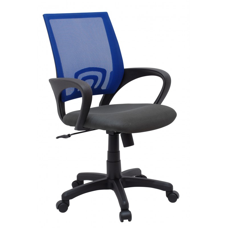 Fotel biurowy niebieski QZY-1121