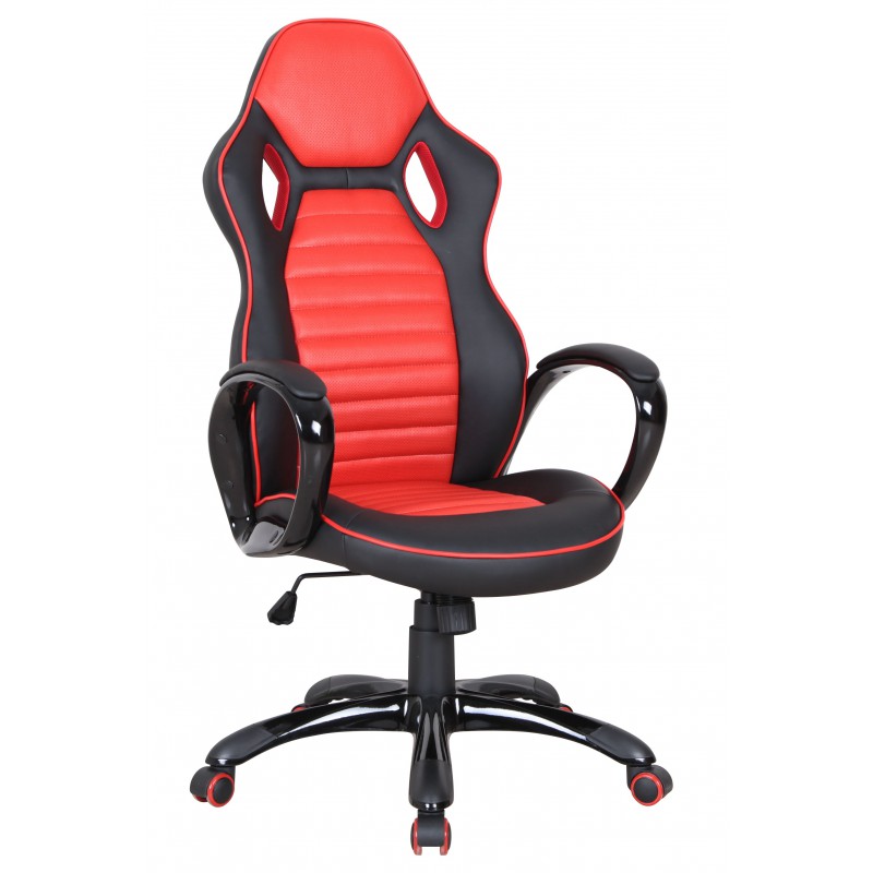 Fotel biurowy czerwony CX-0936H