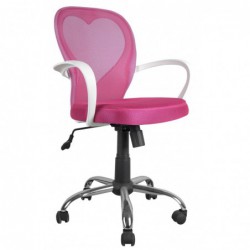 Krzesło obrotowe różowy...