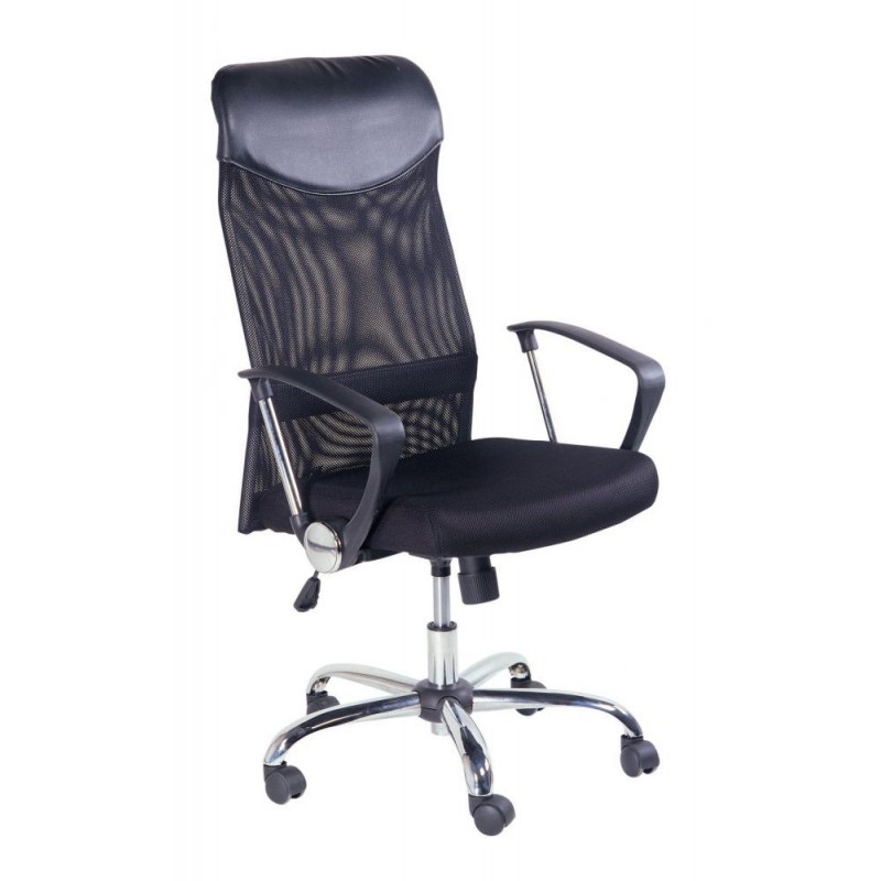 Fotel biurowy czarny QZY-2501