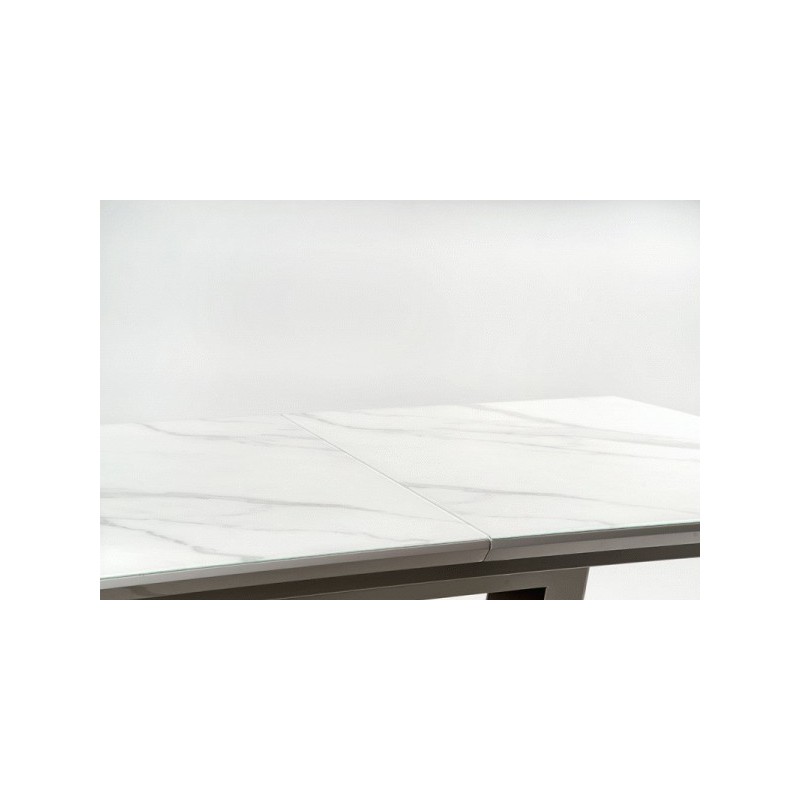 Stół rozkładany BLANCO marmur/biały Halmar