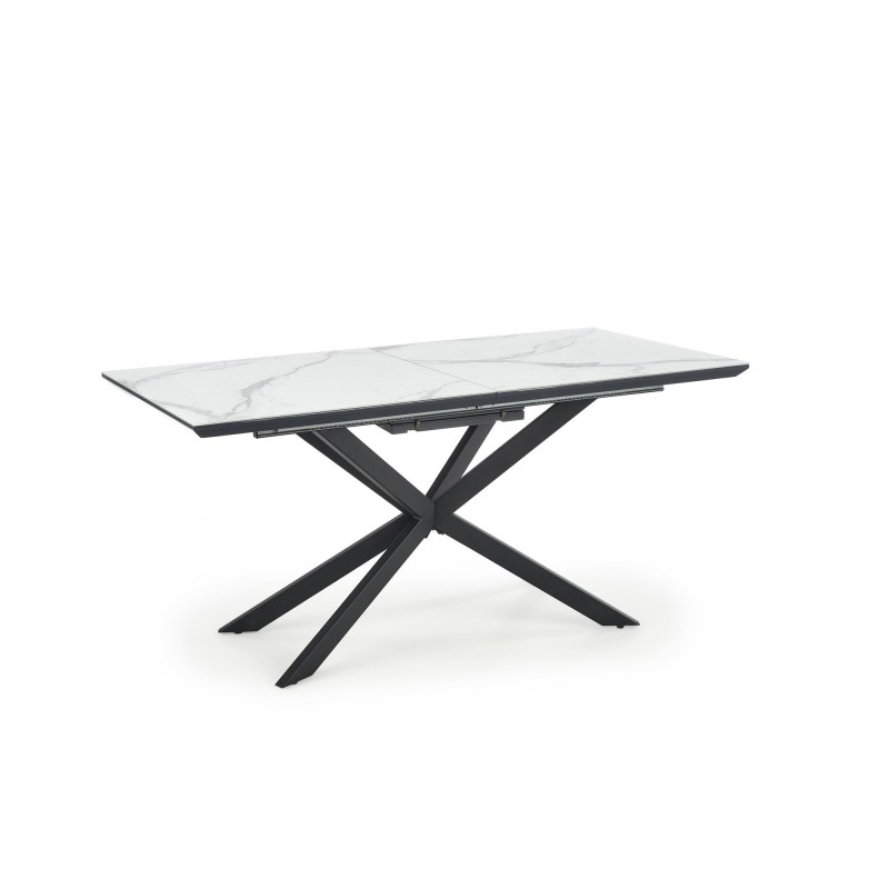 Stół rozkładany DIESEL marmur/czarny Halmar